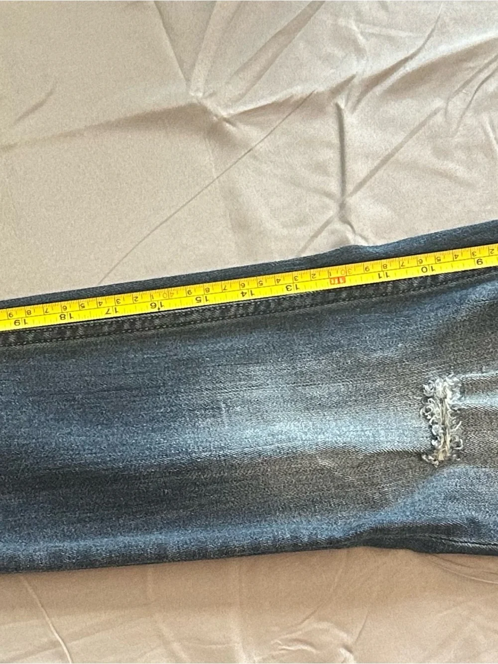 VIGOSS Women's Dark Wash Blue Denim Skinny Slim Jeans Distressed Stretch 32